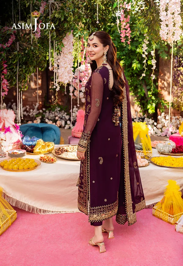 Asim Jofa Jag Mag Luxury Collection Unstitched AJMJ-02 - Image 6