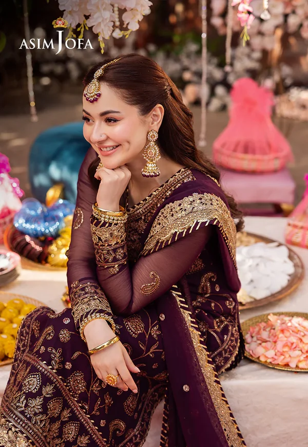 Asim Jofa Jag Mag Luxury Collection Unstitched AJMJ-02 - Image 8