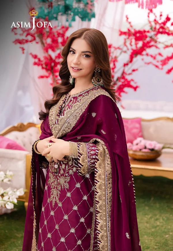Asim Jofa Jag Mag Luxury Collection Unstitched AJMJ-03 - Image 6