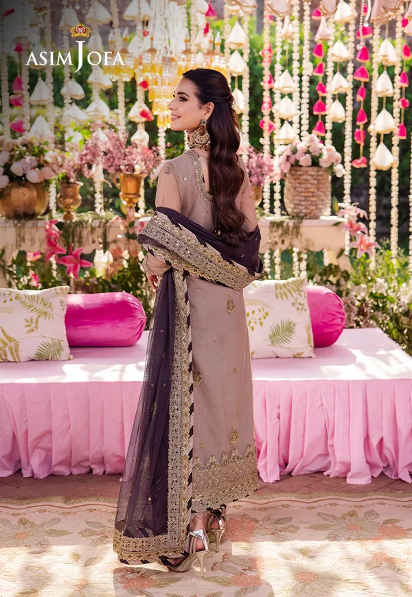 Asim Jofa Jag Mag Luxury Collection Unstitched AJMJ-06 - Image 2