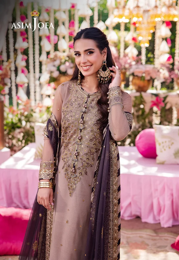 Asim Jofa Jag Mag Luxury Collection Unstitched AJMJ-06 - Image 3