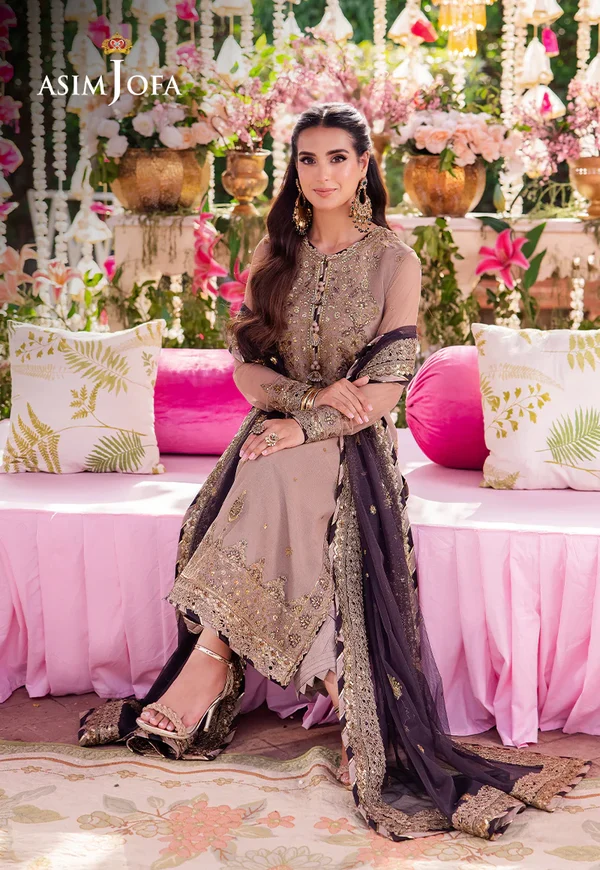 Asim Jofa Jag Mag Luxury Collection Unstitched AJMJ-06 - Image 5