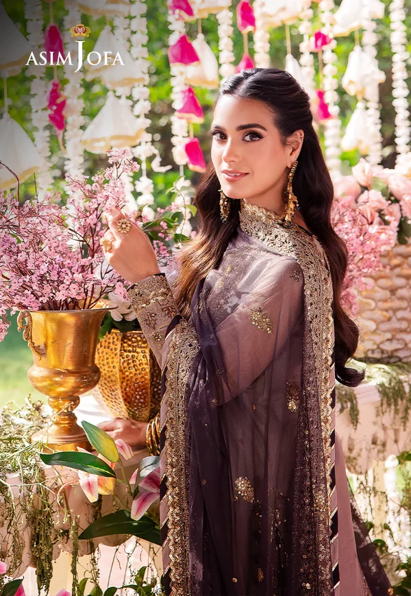 Asim Jofa Jag Mag Luxury Collection Unstitched AJMJ-06 - Image 7