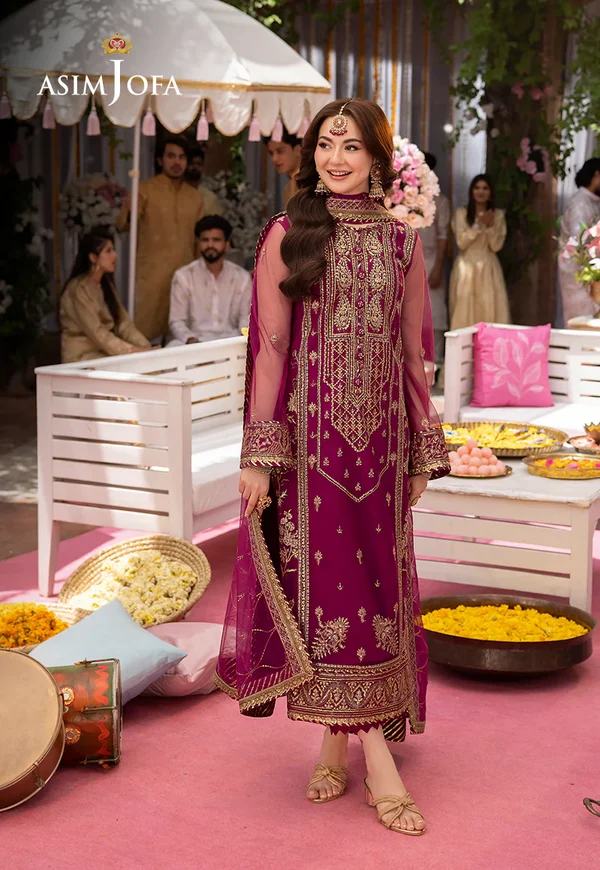 Asim Jofa Jag Mag Luxury Collection Unstitched AJMJ-09 - Image 4