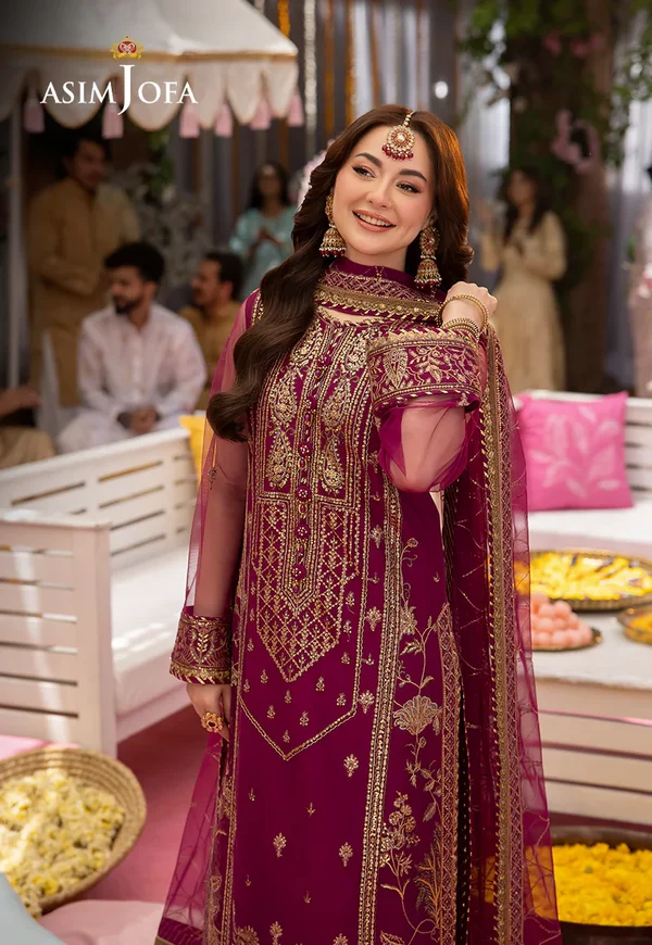 Asim Jofa Jag Mag Luxury Collection Unstitched AJMJ-09 - Image 5