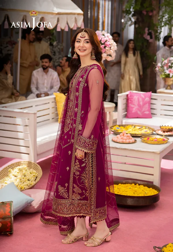 Asim Jofa Jag Mag Luxury Collection Unstitched AJMJ-09 - Image 6