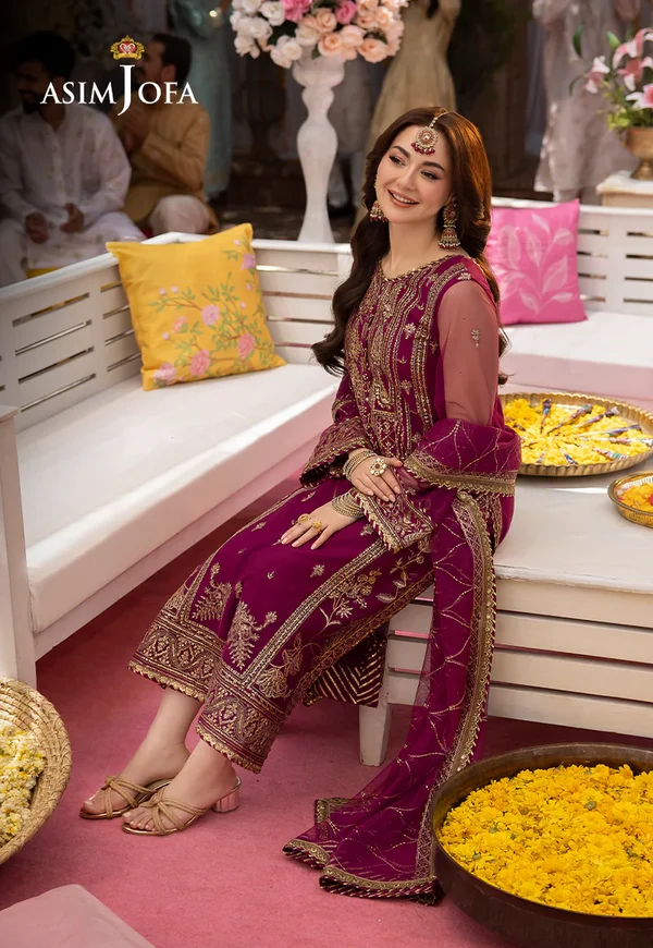 Asim Jofa Jag Mag Luxury Collection Unstitched AJMJ-09 - Image 9