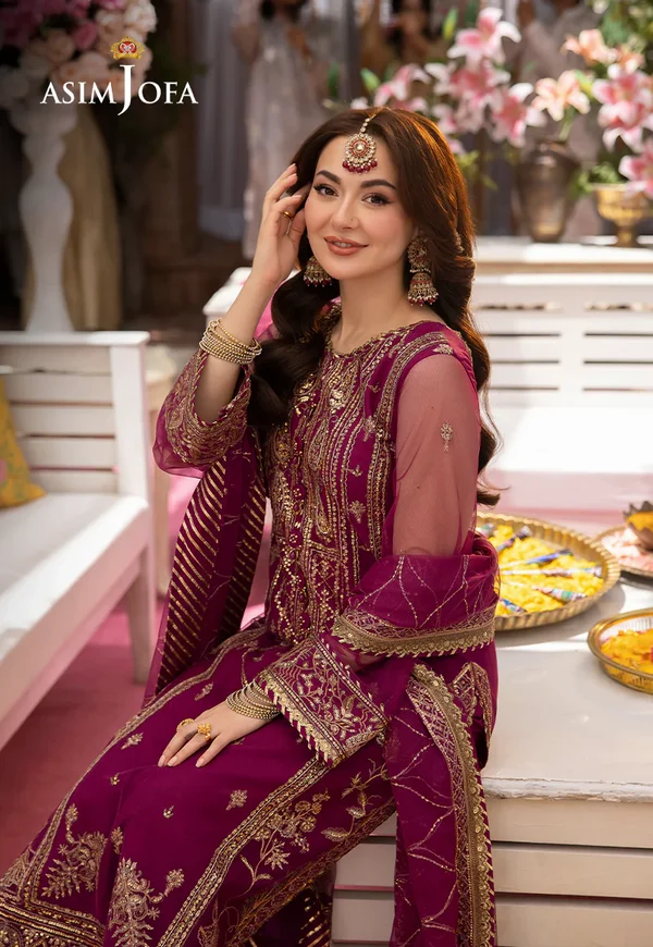 Asim Jofa Jag Mag Luxury Collection Unstitched AJMJ-09 - Image 10