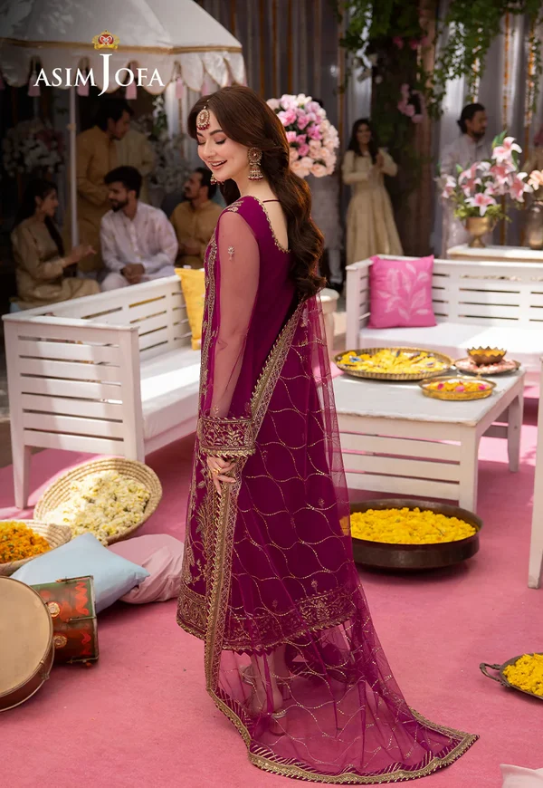 Asim Jofa Jag Mag Luxury Collection Unstitched AJMJ-09 - Image 11
