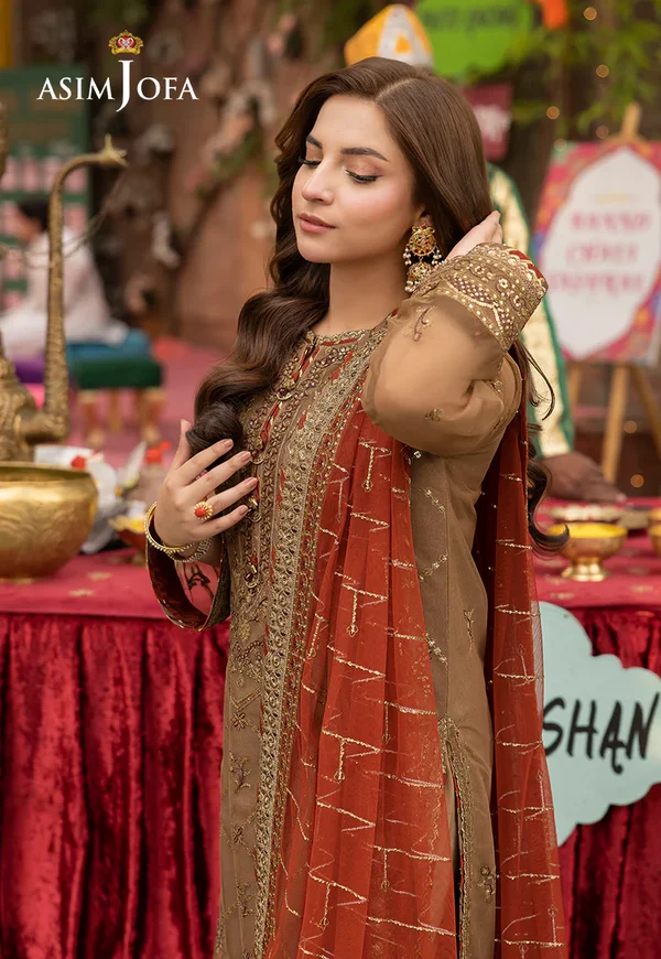 Asim Jofa Jag Mag Luxury Collection Unstitched AJMJ-10 - Image 4