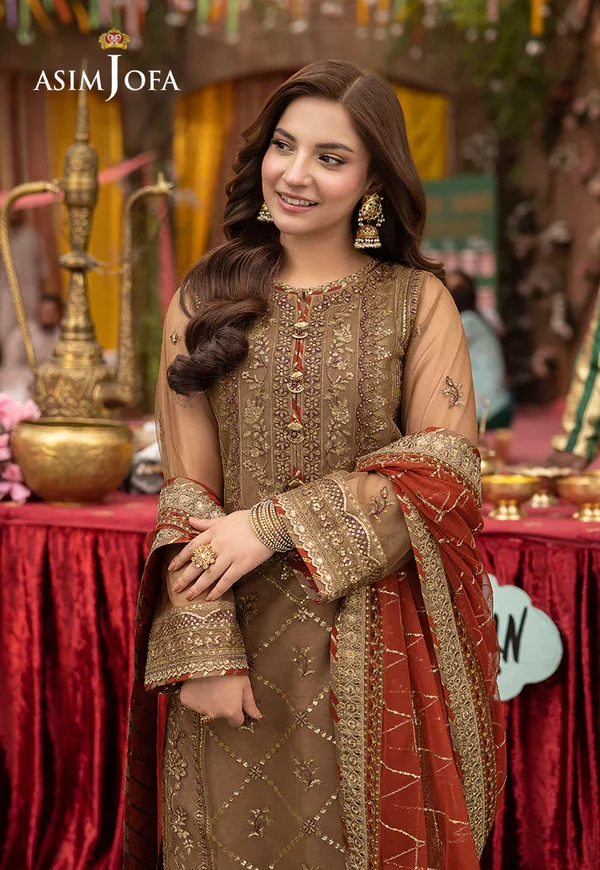 Asim Jofa Jag Mag Luxury Collection Unstitched AJMJ-10 - Image 6
