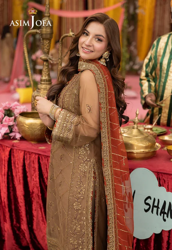 Asim Jofa Jag Mag Luxury Collection Unstitched AJMJ-10 - Image 9