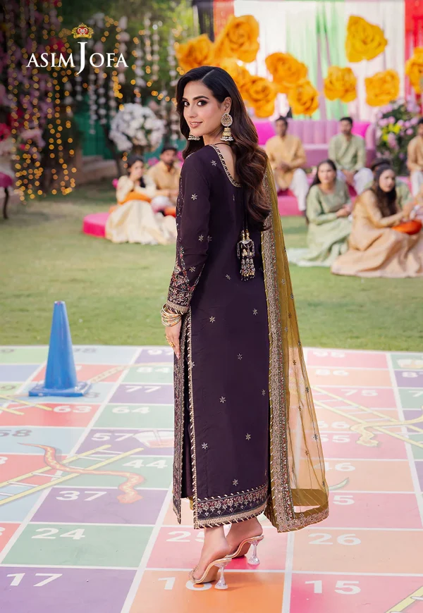 Asim Jofa Jag Mag Luxury Collection Unstitched AJMJ-11 - Image 2