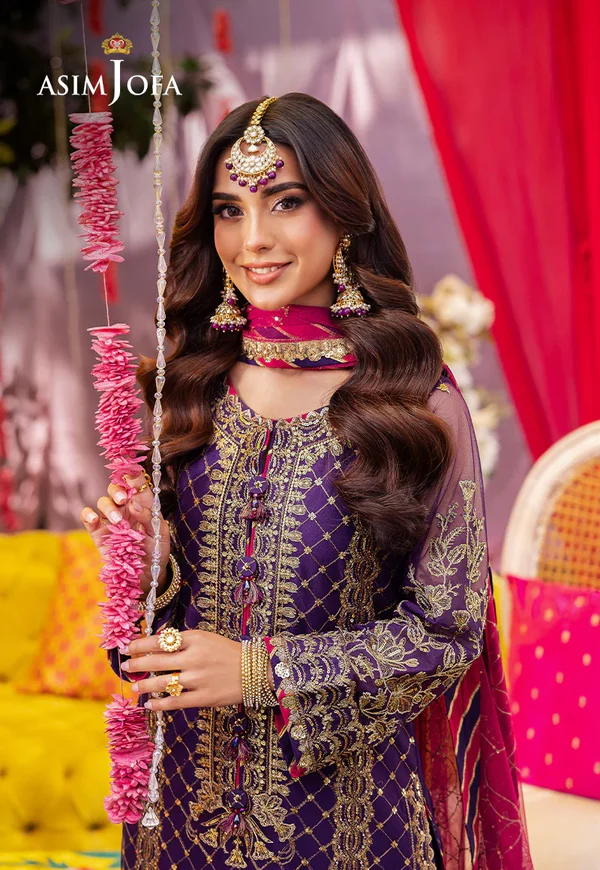 Asim Jofa Jag Mag Luxury Collection Unstitched AJMJ-14 - Image 8