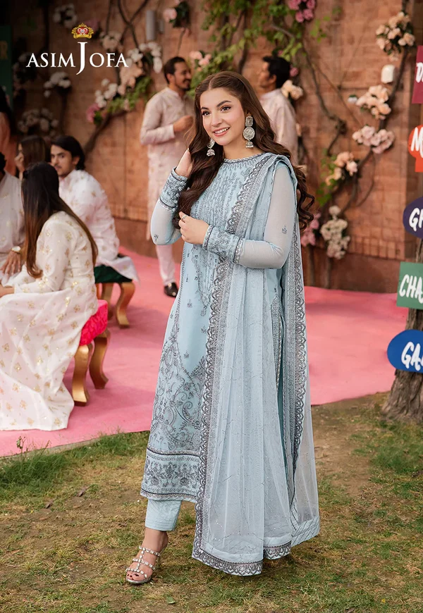 Asim Jofa Jag Mag Luxury Collection Unstitched AJMJ-15 - Image 2
