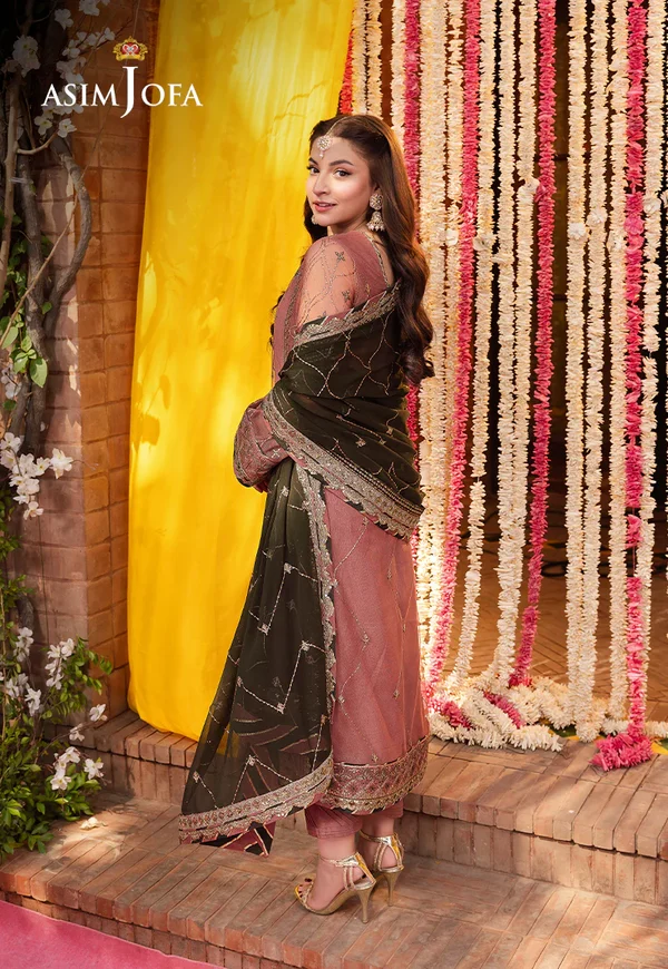 Asim Jofa Jag Mag Luxury Collection Unstitched AJMJ-17 - Image 3