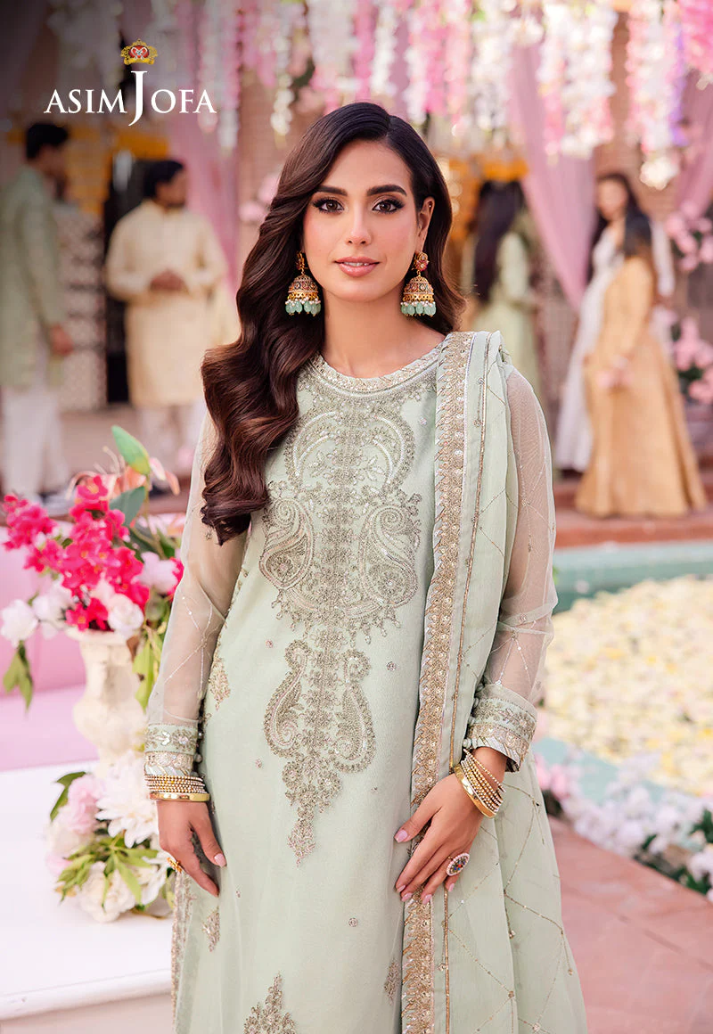 Asim Jofa Jag Mag Luxury Collection Unstitched AJMJ-18 - Image 3