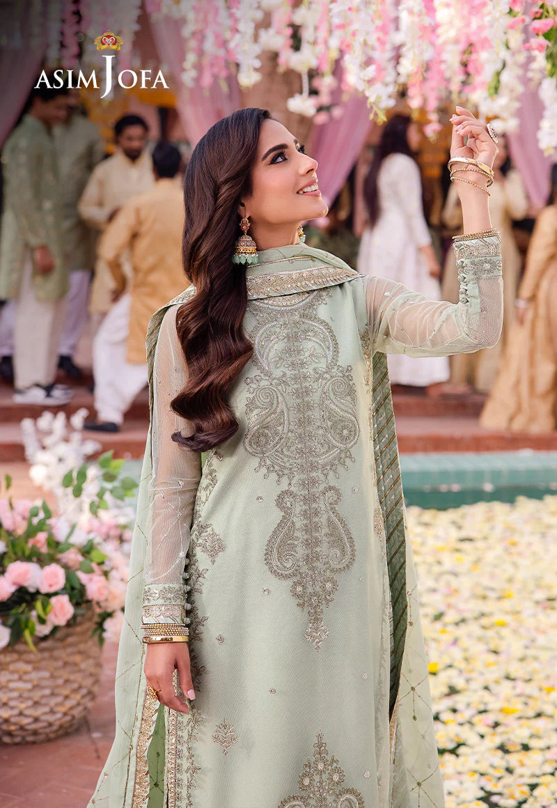 Asim Jofa Jag Mag Luxury Collection Unstitched AJMJ-18 - Image 8