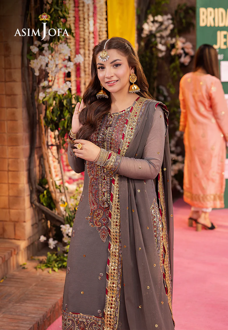 Asim Jofa Jag Mag Luxury Collection Unstitched AJMJ-19 - Image 3