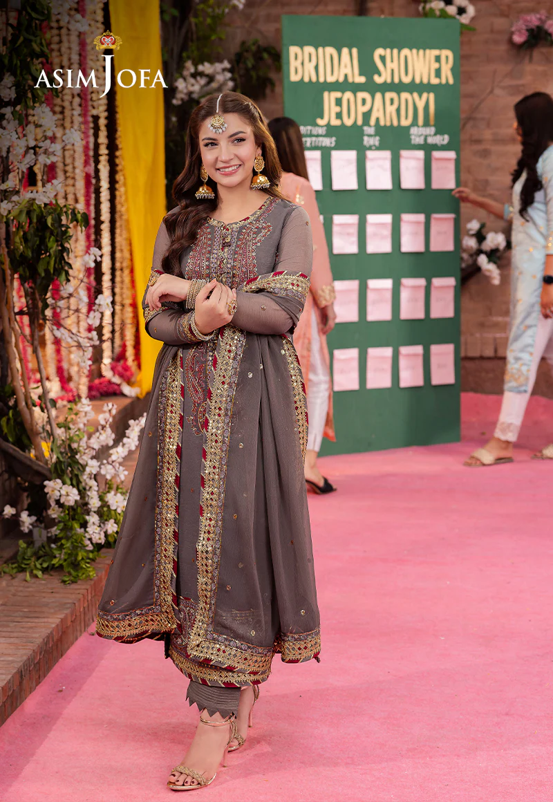 Asim Jofa Jag Mag Luxury Collection Unstitched AJMJ-19 - Image 4