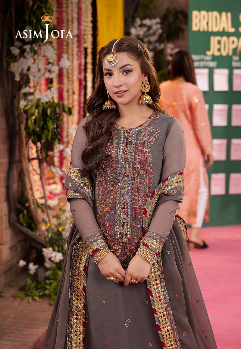 Asim Jofa Jag Mag Luxury Collection Unstitched AJMJ-19 - Image 5