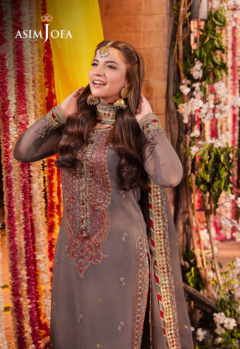 Asim Jofa Jag Mag Luxury Collection Unstitched AJMJ-19 - Image 7