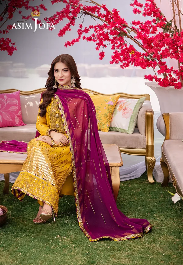 Asim Jofa Jag Mag Luxury Collection Unstitched AJMJ-20 - Image 2