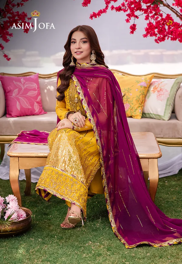 Asim Jofa Jag Mag Luxury Collection Unstitched AJMJ-20 - Image 3