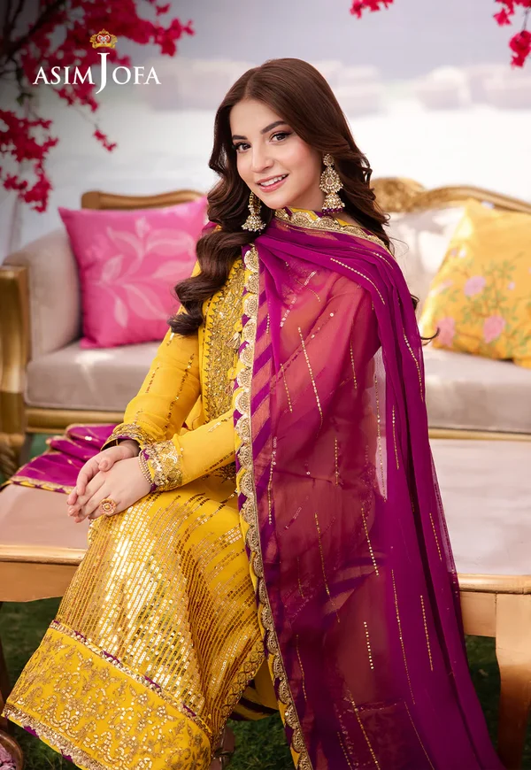 Asim Jofa Jag Mag Luxury Collection Unstitched AJMJ-20 - Image 4