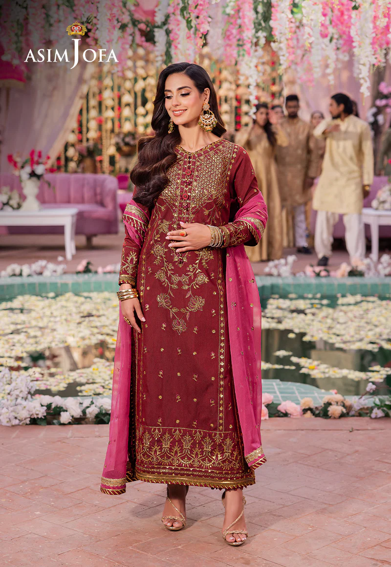 Asim Jofa Jag Mag Luxury Collection Unstitched AJMJ-22 - Image 3
