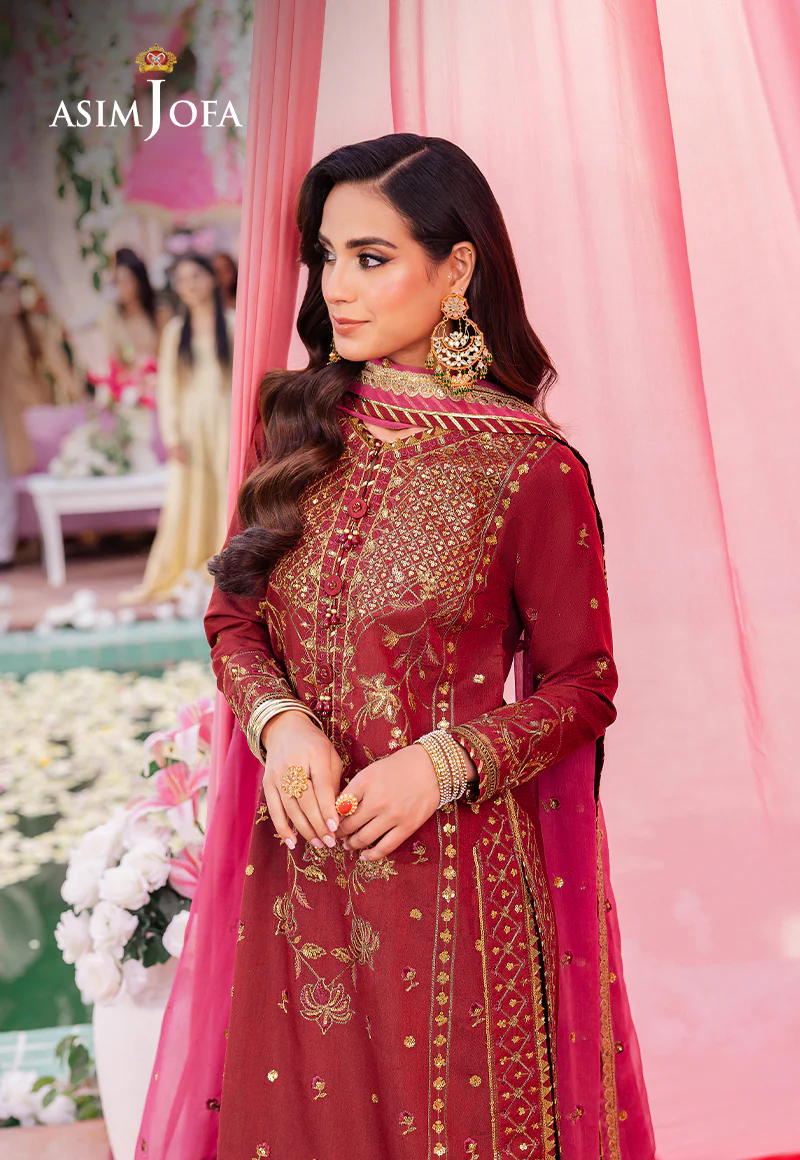 Asim Jofa Jag Mag Luxury Collection Unstitched AJMJ-22 - Image 6