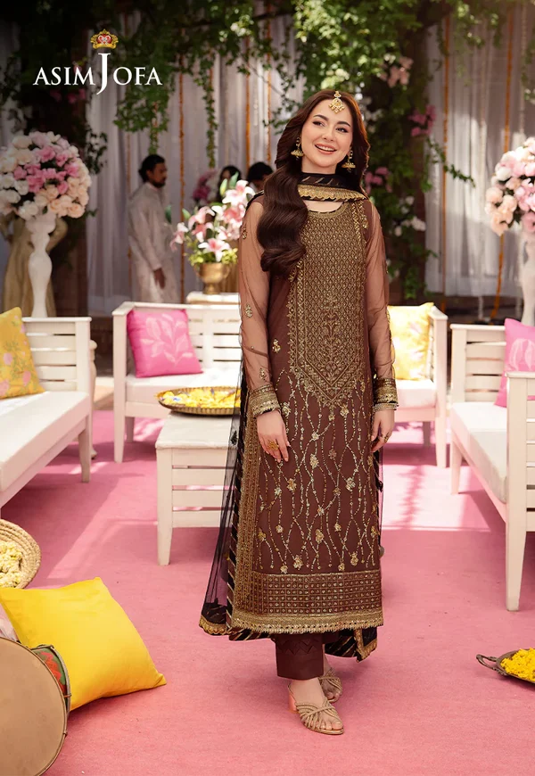 Asim Jofa Jag Mag Luxury Collection Unstitched AJMJ-24 - Image 2