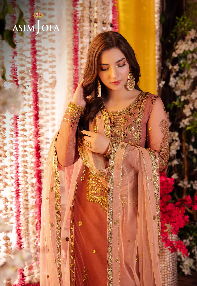 Asim Jofa Jag Mag Luxury Collection Unstitched AJMJ-25 - Image 7