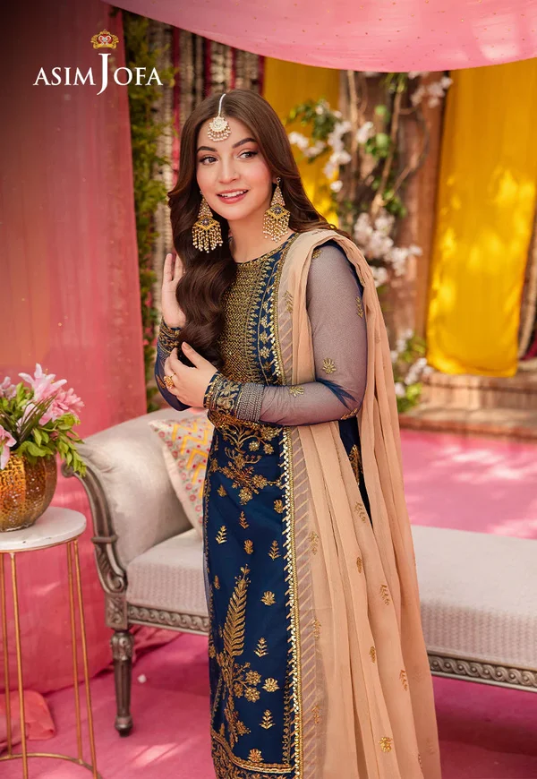 Asim Jofa Jag Mag Luxury Collection Unstitched AJMJ-26 - Image 3