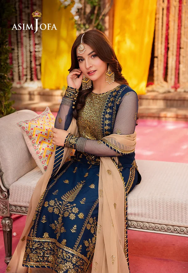Asim Jofa Jag Mag Luxury Collection Unstitched AJMJ-26 - Image 7