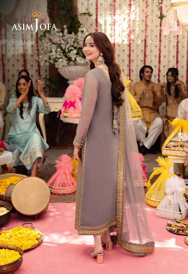 Asim Jofa Jag Mag Luxury Collection Unstitched AJMJ-27 - Image 2