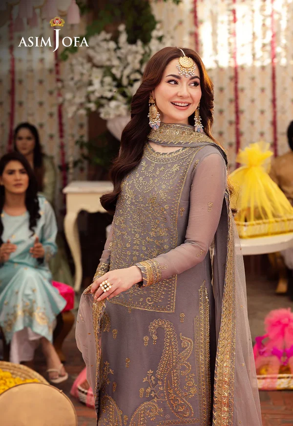 Asim Jofa Jag Mag Luxury Collection Unstitched AJMJ-27 - Image 6