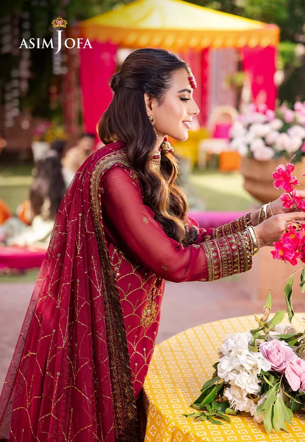 Asim Jofa Jag Mag Luxury Collection Unstitched AJMJ-28 - Image 8