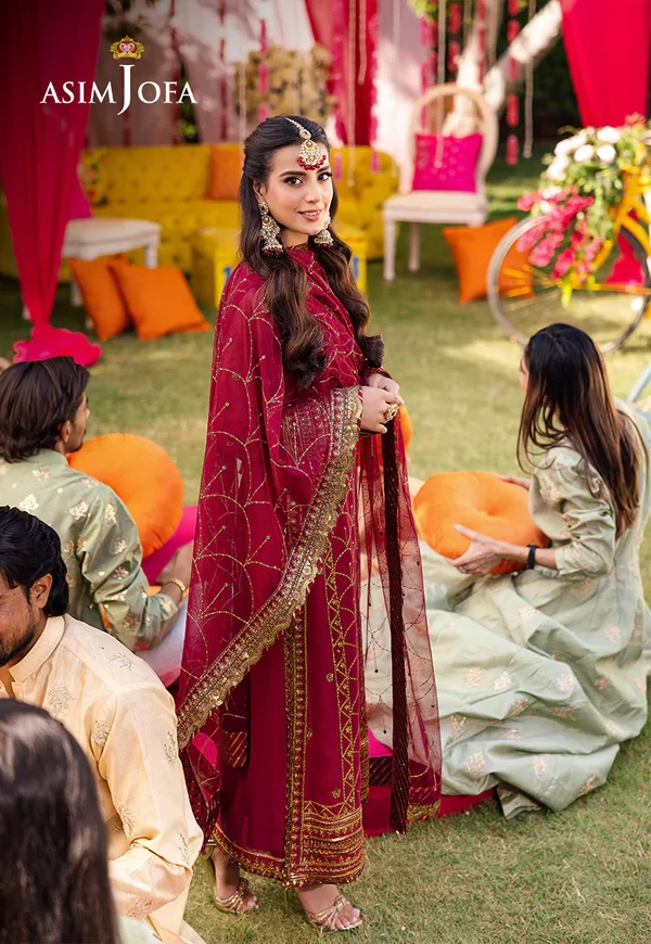 Asim Jofa Jag Mag Luxury Collection Unstitched AJMJ-28 - Image 10