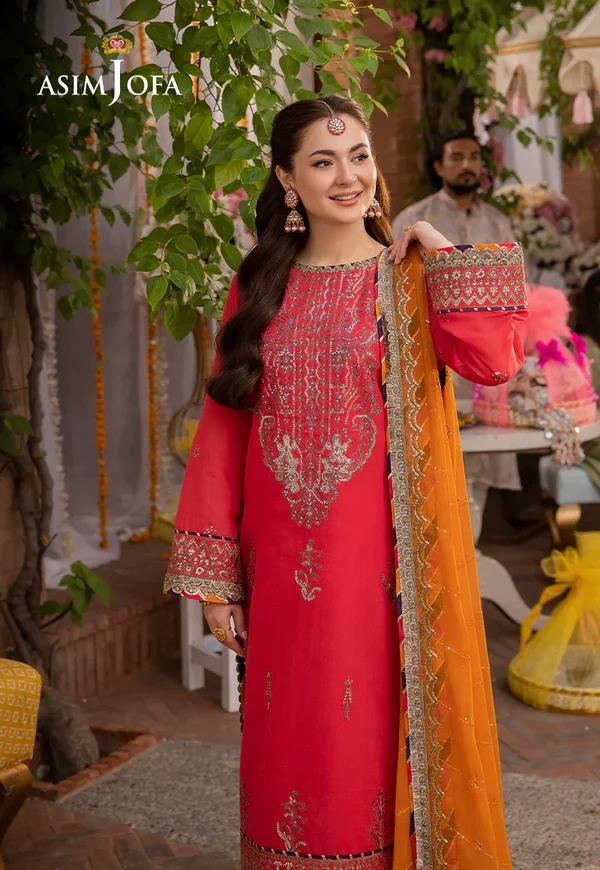 Asim Jofa Jag Mag Luxury Collection Unstitched AJMJ-29 - Image 2