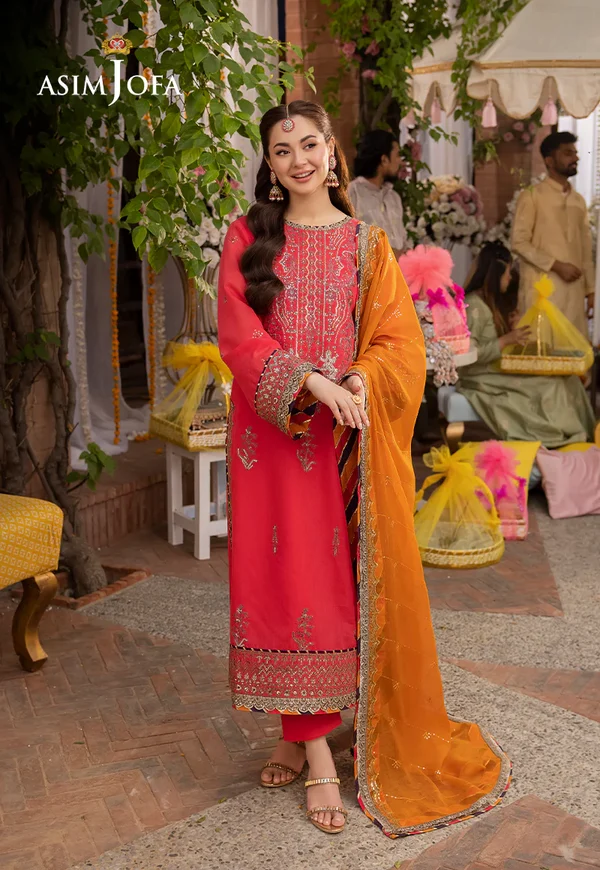 Asim Jofa Jag Mag Luxury Collection Unstitched AJMJ-29 - Image 4