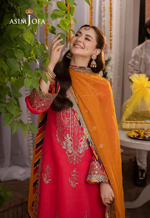 Asim Jofa Jag Mag Luxury Collection Unstitched AJMJ-29 - Image 7