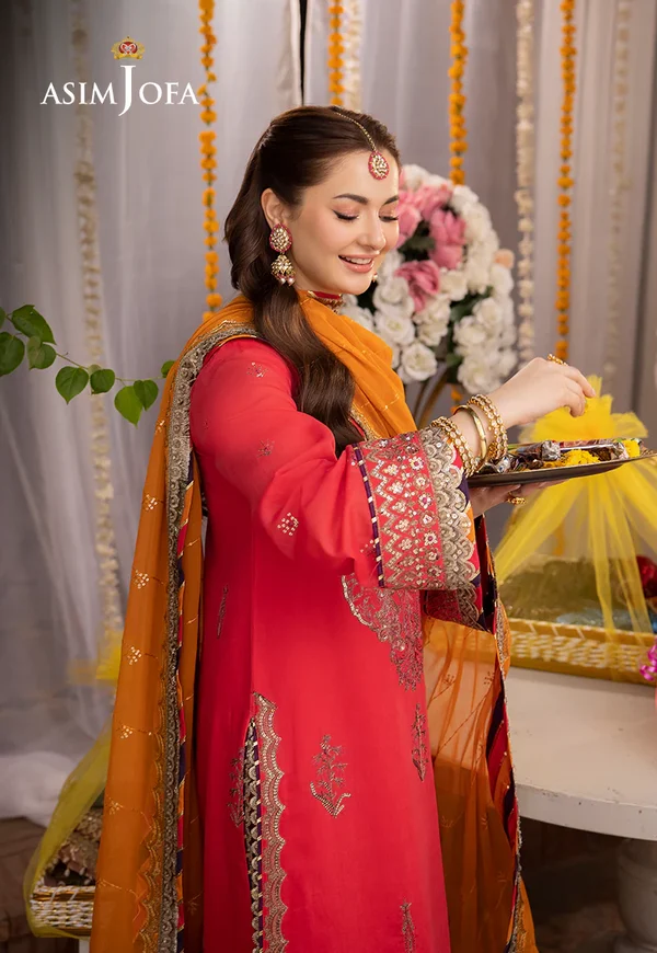Asim Jofa Jag Mag Luxury Collection Unstitched AJMJ-29 - Image 9
