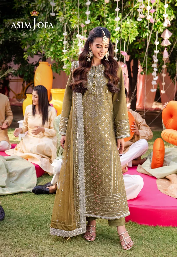 Asim Jofa Jag Mag Luxury Collection Unstitched AJMJ-30 - Image 2