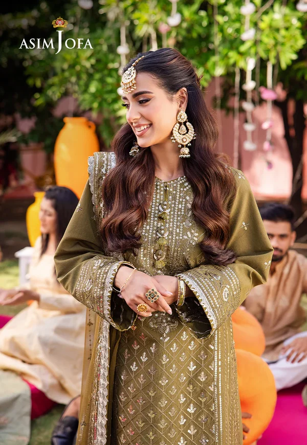 Asim Jofa Jag Mag Luxury Collection Unstitched AJMJ-30 - Image 4