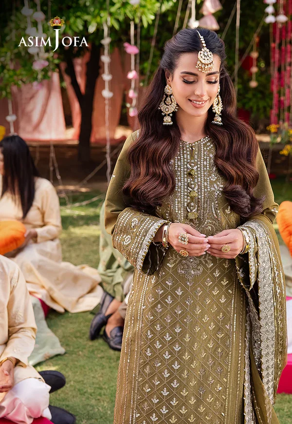 Asim Jofa Jag Mag Luxury Collection Unstitched AJMJ-30 - Image 6