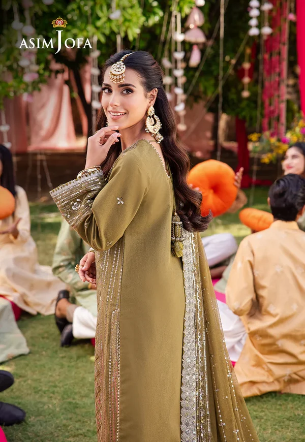 Asim Jofa Jag Mag Luxury Collection Unstitched AJMJ-30 - Image 9