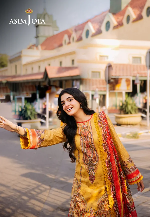 Asim Jofa Prints Latest Collection Unstitched 2024 AJBB-08 - Image 5