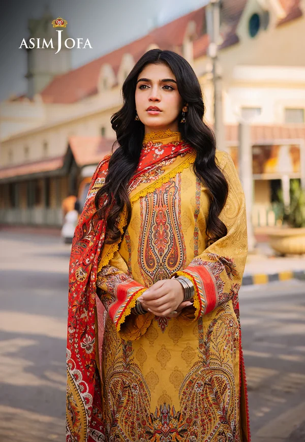 Asim Jofa Prints Latest Collection Unstitched 2024 AJBB-08 - Image 6