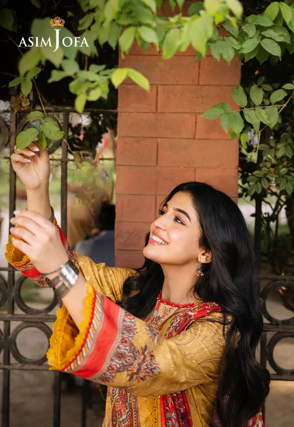 Asim Jofa Prints Latest Collection Unstitched 2024 AJBB-08 - Image 9